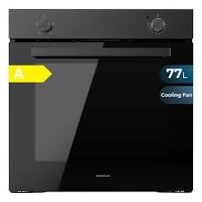 Cecotec Horno Integrable Convencional de 77L Bolero Hexa C126000 Dark Inox A. 2800W, 4 Funciones, Modo Convección, Steam Base X2, Bajo Consumo, Fácil Limpieza, 5 Posiciones