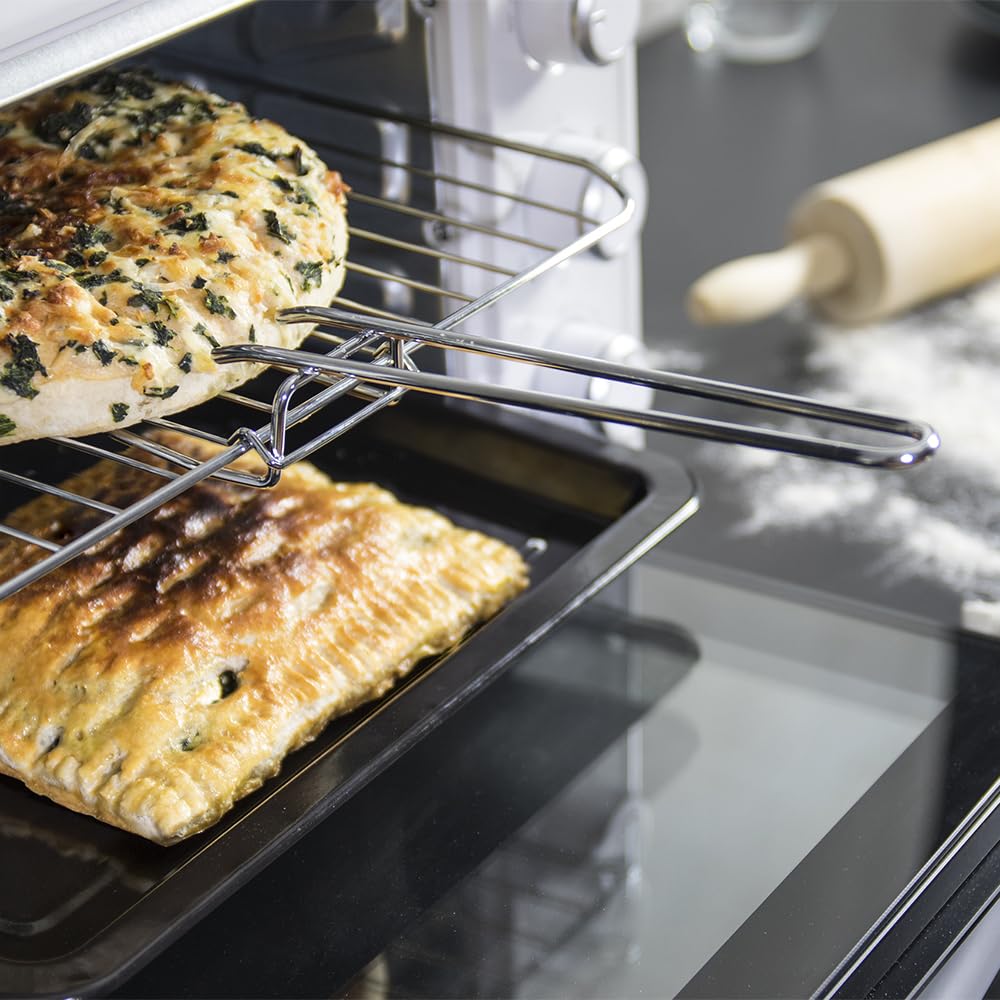 Cecotec Horno de Sobremesa Bake&Toast 3090 White Gyro – 30 L, 1500W, 5 Funciones, Convección y Rustidor Giratorio | Blanco