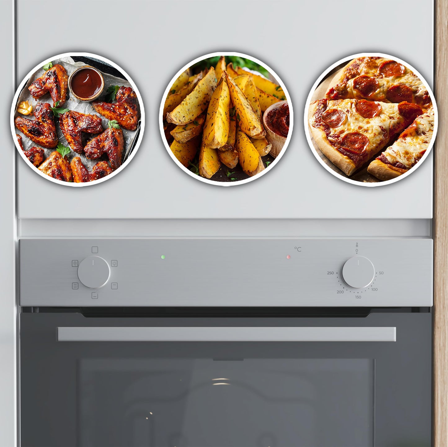 Cecotec Horno Integrable Convencional de 77L Bolero Hexa C126001 Line A. 2800W, 5 Funciones, Bajo Consumo, Luz Interior, Steam Assist, Steam EasyClean, Puerta Fría con 2 Cristales