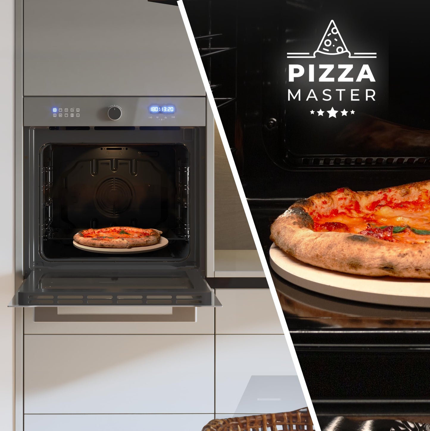 Cecotec Horno Integrable Multifunción 60cm Bolero Hexa AF316000 Glass Grey A 3400W, 81L Capacidad, 11 Funciones con Airfryer Master, Pizza Master, Steam Asisst, Steam EasyClean, 3D Cooking, Defrost