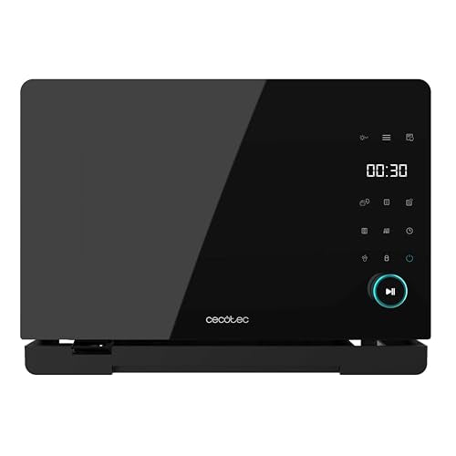 Cecotec Horno Eléctrico de Sobremesa de Vapor de 40L Bake&Steam 4000 Combi Gyro Advance. 2400W, Vapor, Convección y Freidora de Aire, 8 Funciones, Función de Autolimpieza, Rustidor y Depósito 1,4L