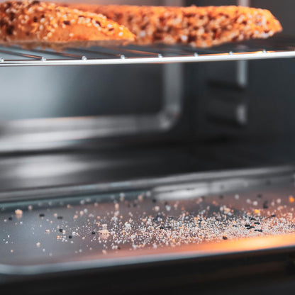 Cecotec Horno Convección de Sobremesa de 46 Litros Bake&Toast 4600 White Gyro. 2000 W, Luz Interior, 12 Funciones, Temperatura hasta 230º, Puerta de doble Cristal, Incluye Rustidor Giratorio