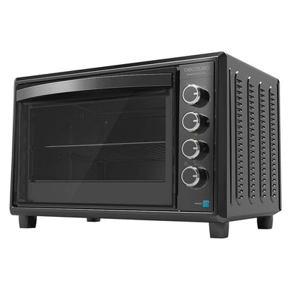 Cecotec Horno de sobremesa Bake&Toast 850 Gyro. 2200 W, Capacidad 60 litros, Cocina por convección, 12 Funciones, Incluye Rustidor Giratorio, Luz Interior, Puerta de Doble Cristal