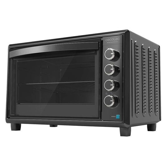 Cecotec Horno de sobremesa Bake&Toast 850 Gyro. 2200 W, Capacidad 60 litros, Cocina por convección, 12 Funciones, Incluye Rustidor Giratorio, Luz Interior, Puerta de Doble Cristal